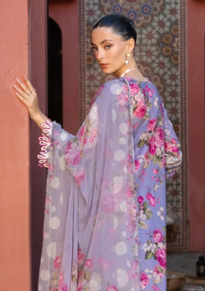Elaf Premium Embroidered ETS 2A SAVANNAH Signature Luxury Lawn Collection - Image 2