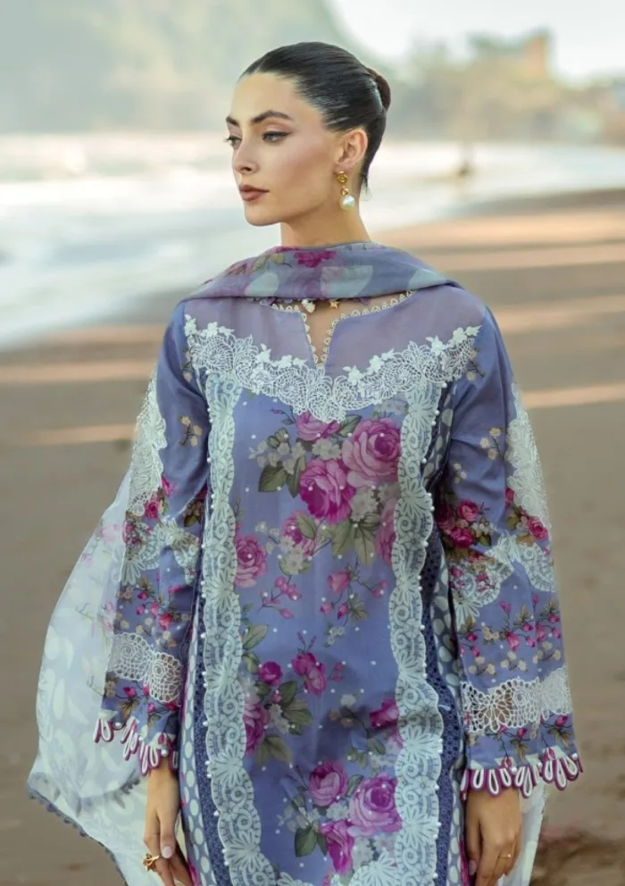 Elaf Premium Embroidered ETS 2A SAVANNAH Signature Luxury Lawn Collection - Image 6