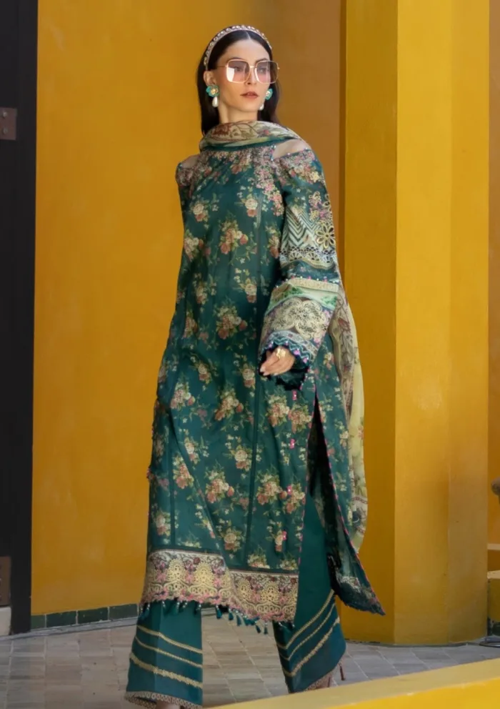 Elaf Premium Embroidered ETS 7A STAY CURIOUS Signature Luxury Lawn Collection - Image 7