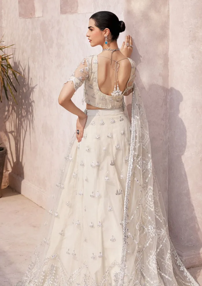 Emaan Adeel Mirha -MH 201 Luxury Lawn Collection - Image 2