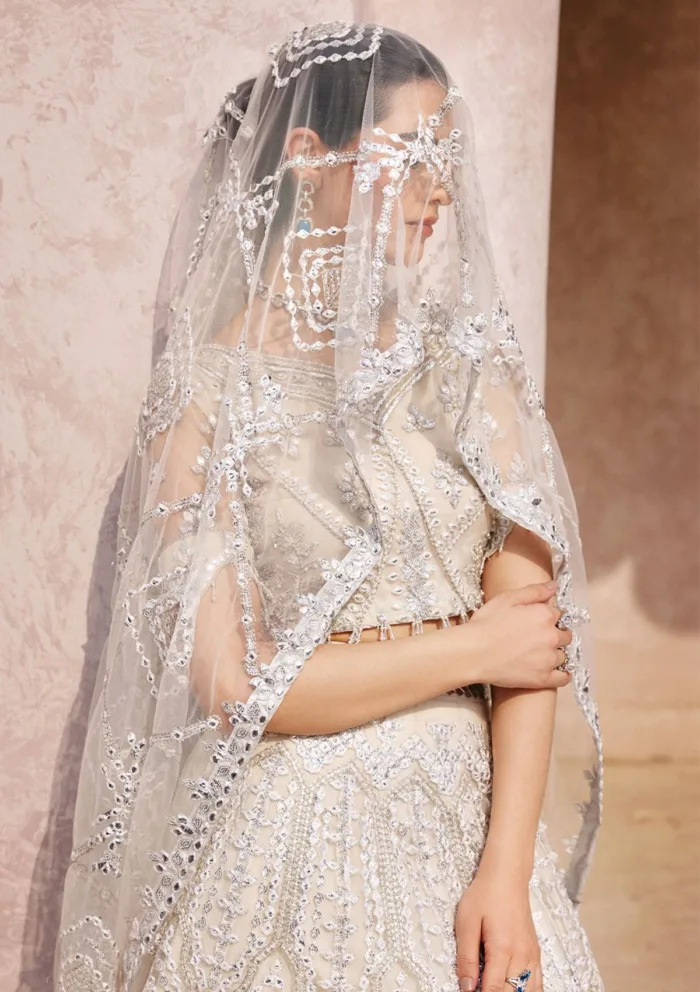 Emaan Adeel Mirha -MH 201 Luxury Lawn Collection - Image 4