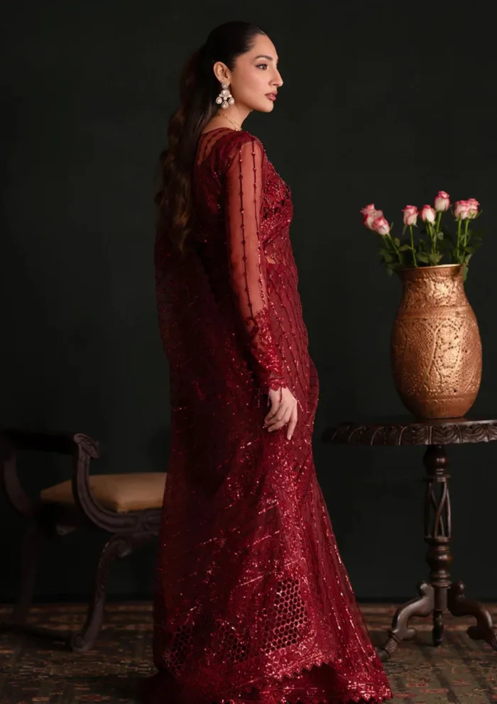 Emaan Adeel Lalish Nooresha Luxury Lawn Collection - Image 2