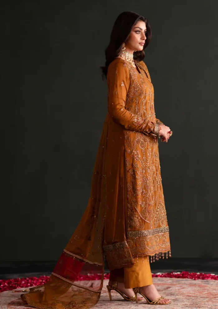 Emaan Adeel Zarang Nooresha Luxury Lawn Collection - Image 3