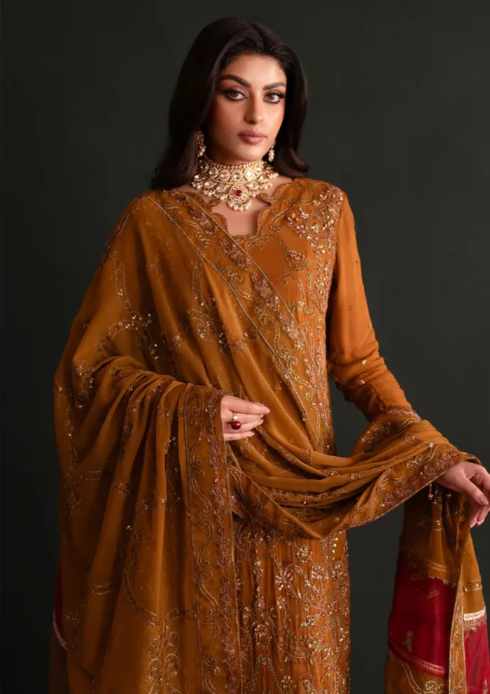 Emaan Adeel Zarang Nooresha Luxury Lawn Collection - Image 4