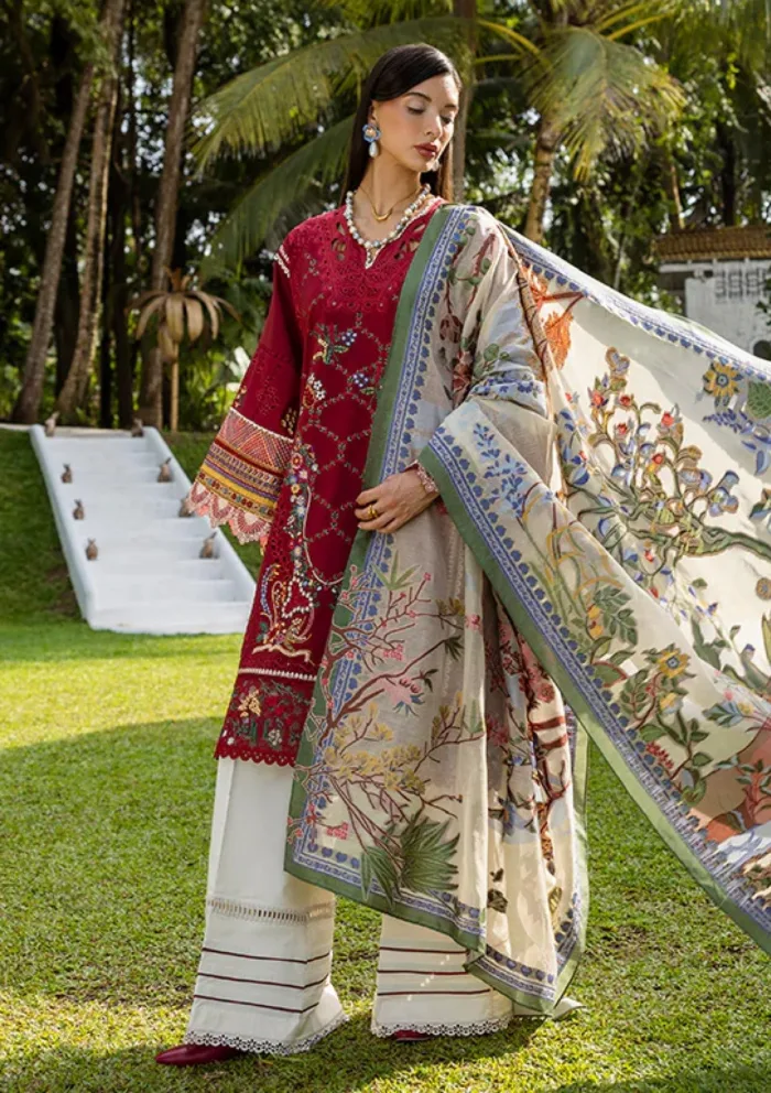 Esmel Luxe 25 ESL2504 Merci Pour Tout Mon Tresor Luxury Lawn Collection - Image 2