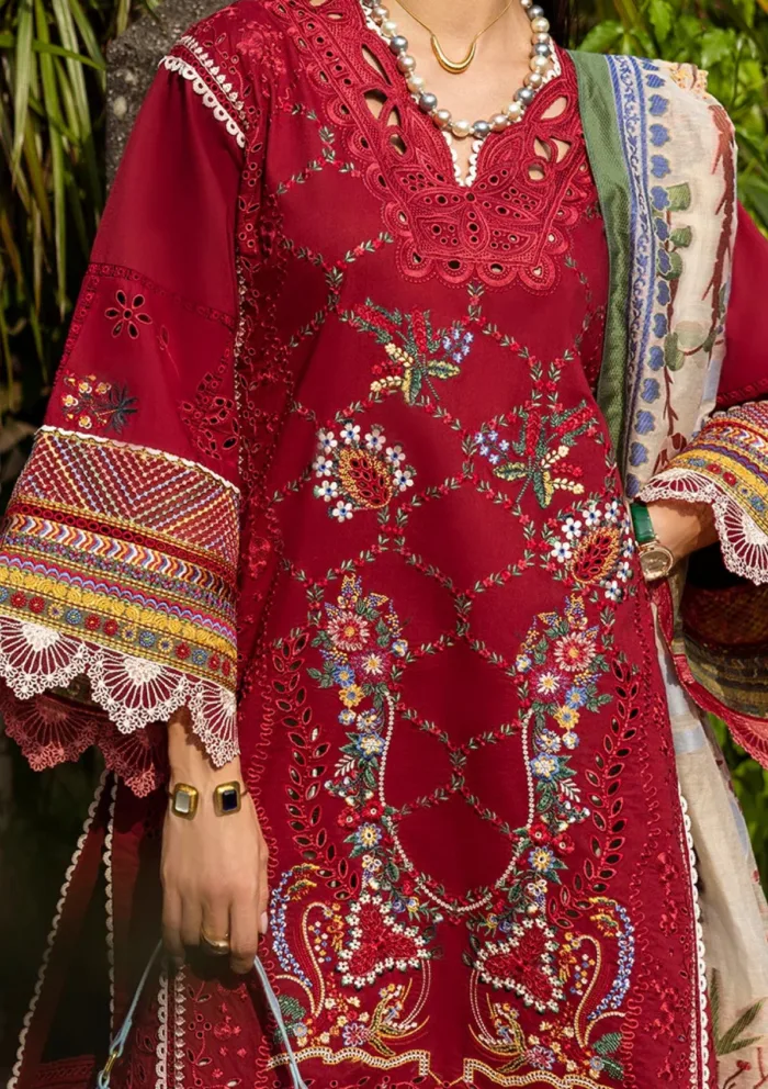 Esmel Luxe 25 ESL2504 Merci Pour Tout Mon Tresor Luxury Lawn Collection - Image 4