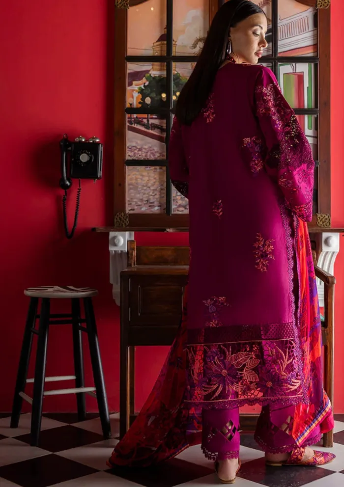 Esmel Luxe 25 ESL2506 Paix Amour Bonheur Mon Tresor Luxury Lawn Collection - Image 3