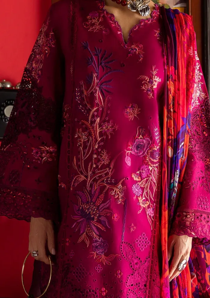 Esmel Luxe 25 ESL2506 Paix Amour Bonheur Mon Tresor Luxury Lawn Collection - Image 4