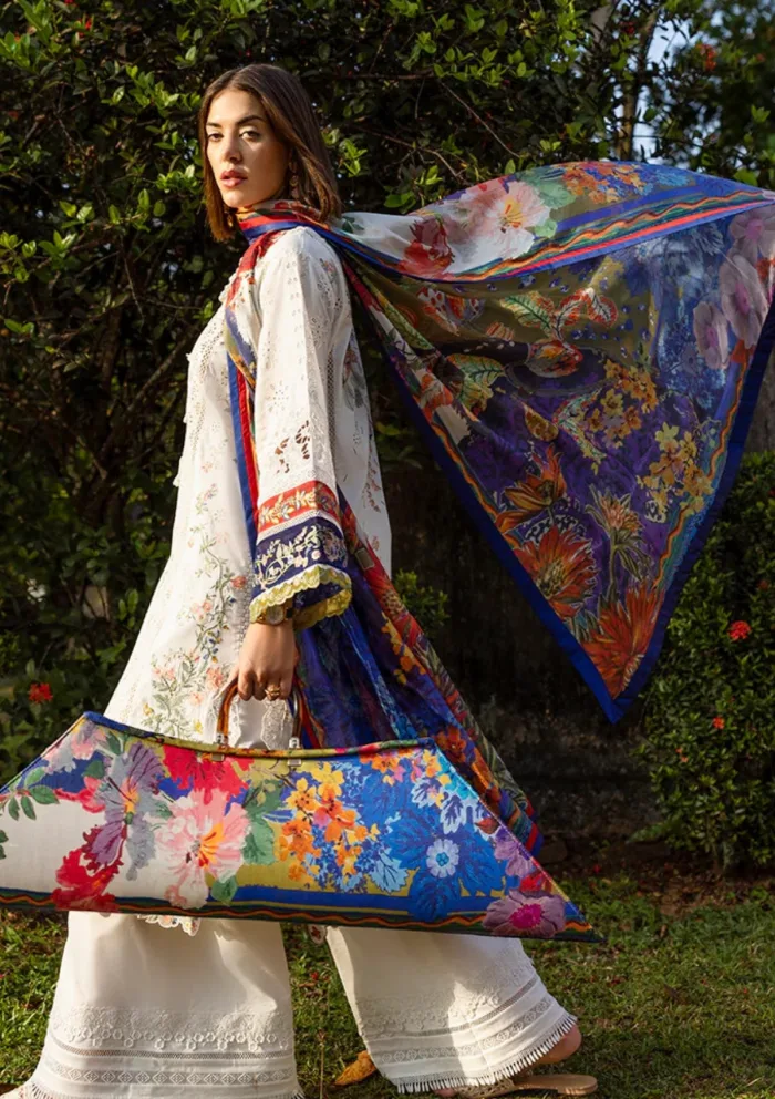 Esmel Luxe 25 ESL2508 Clair De Lune Mon Tresor Luxury Lawn Collection - Image 2