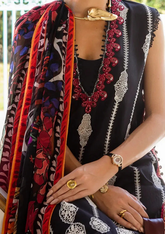 Esmel Luxe 25 ESL2509 Amor Omnia Vincit Mon Tresor Luxury Lawn Collection - Image 3