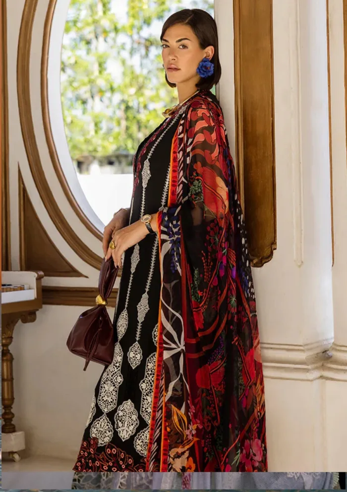 Esmel Luxe 25 ESL2509 Amor Omnia Vincit Mon Tresor Luxury Lawn Collection - Image 4