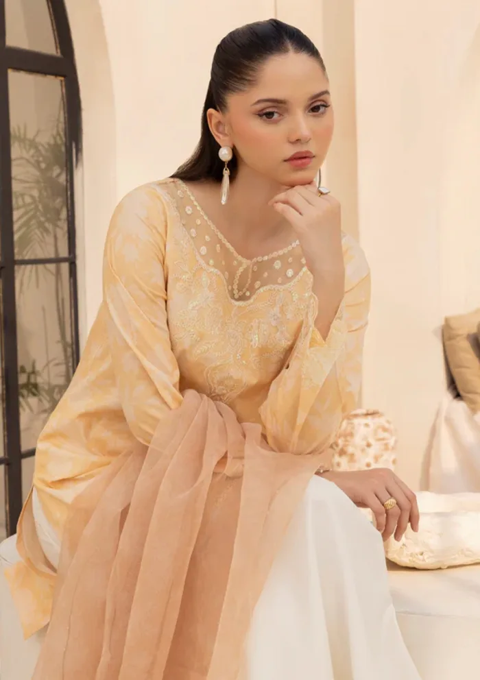 Esra DEP25 02 Dastaan Luxury Lawn Collection - Image 4