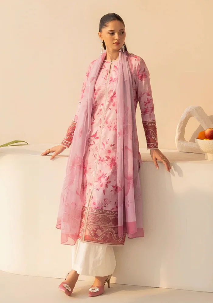 Esra DEP25 04 Dastaan Luxury Lawn Collection - Image 4