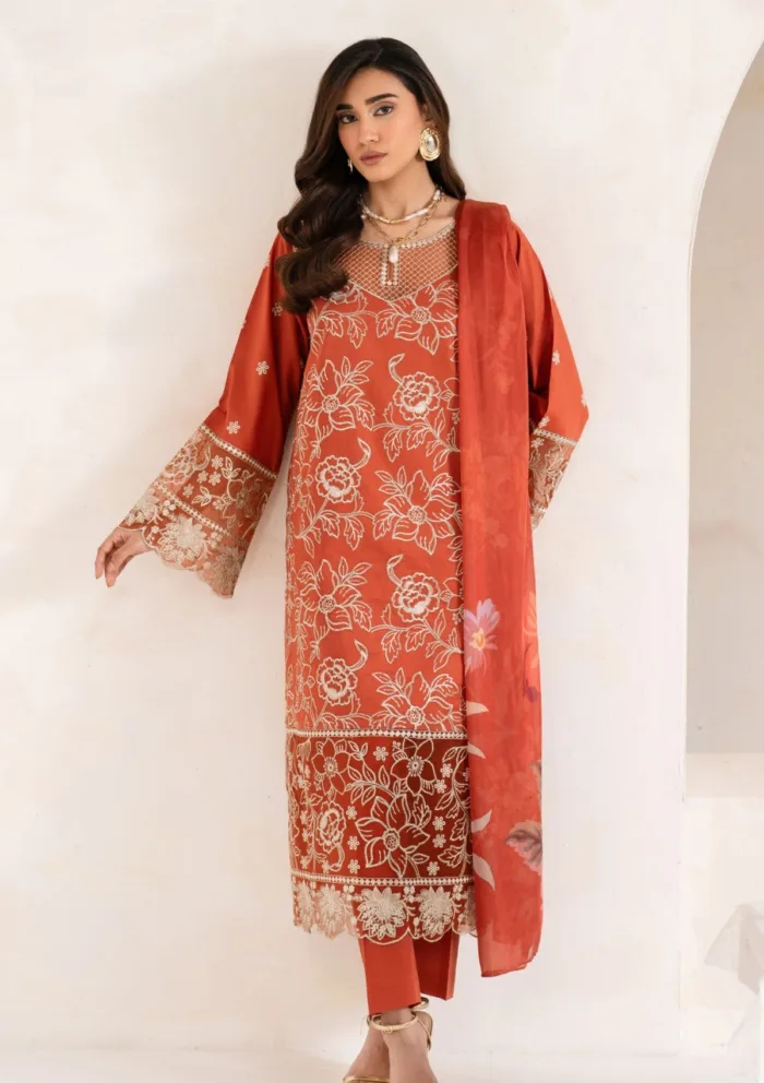 Esra EM25 07 Mizaj Luxury Lawn Collection - Image 2