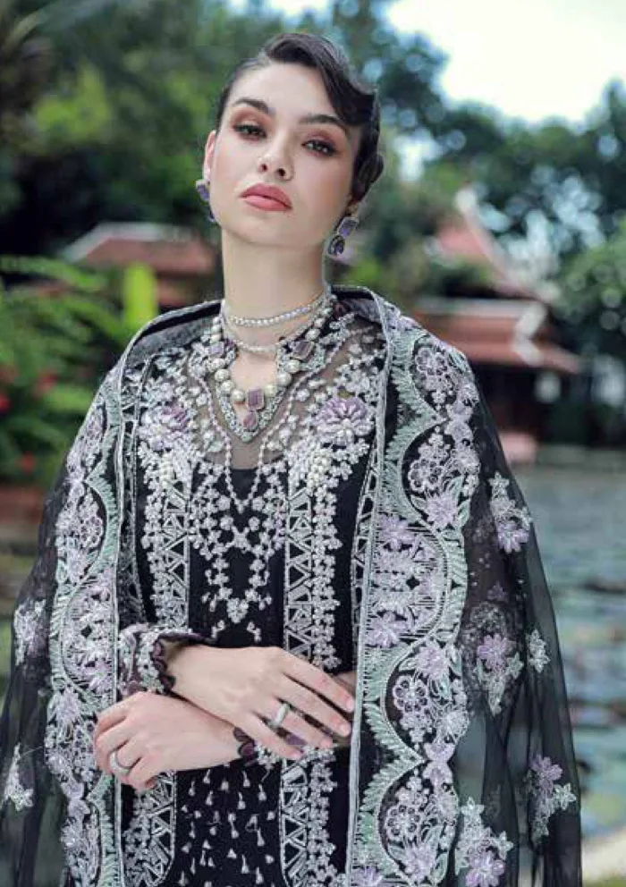 Ezra EW24 05 Noor Wedding Luxury Lawn Collection - Image 2