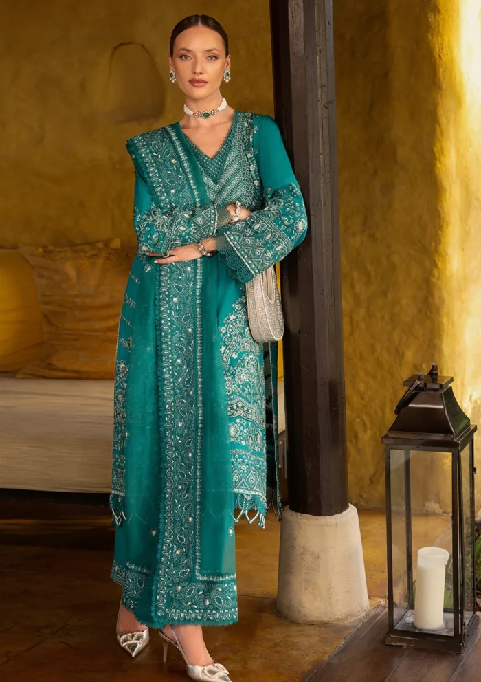 Faiza Saqlain Calla Zinnia Luxury 25 Lawn Collection - Image 3