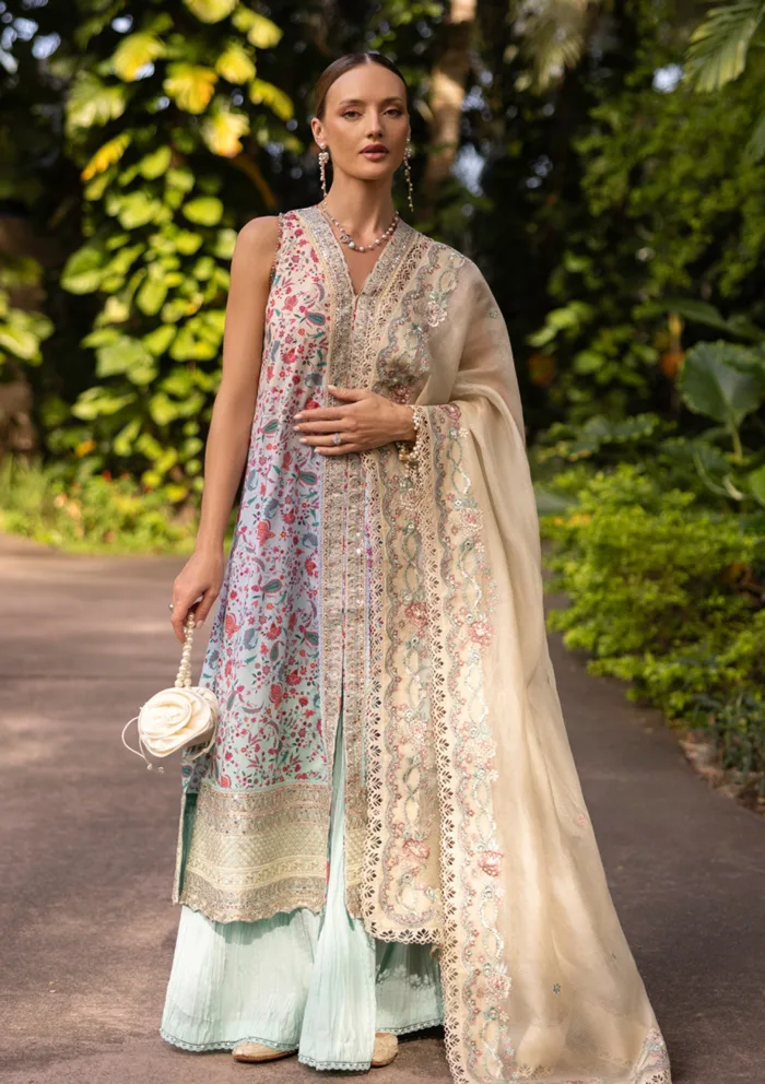 Faiza Saqlain Danica Zinnia Luxury 25 Lawn Collection - Image 3
