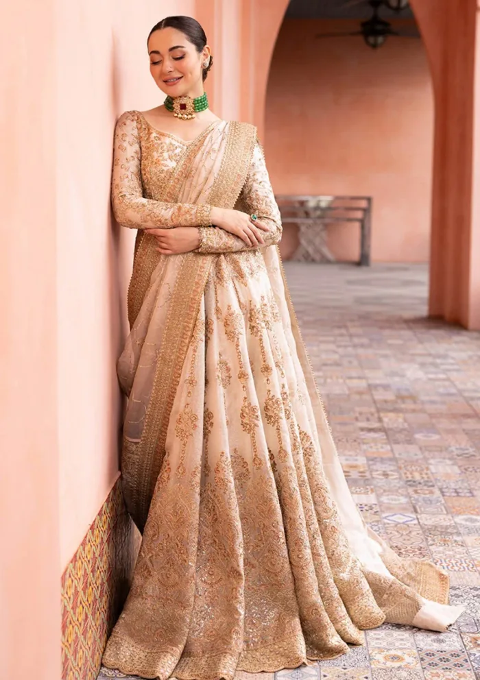 Faiza Saqlain Wedding Jenaya Neorah Luxury Lawn Collection - Image 3