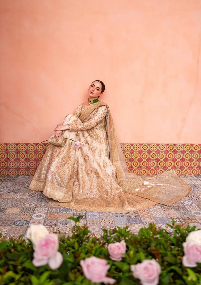 Faiza Saqlain Wedding Jenaya Neorah Luxury Lawn Collection - Image 6