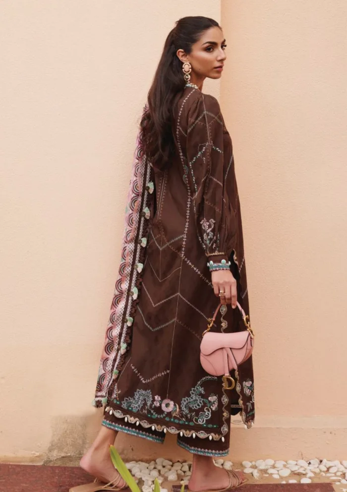 Farah Talib Aziz FTL25 08 Luella Lindtt Luxury Unstitched Lawn Collection - Image 4