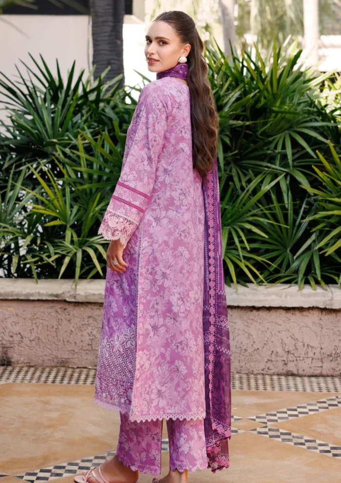 Farasha Eid Summer 25 Lavender Rush Aurea Luxury Lawn Collection - Image 2