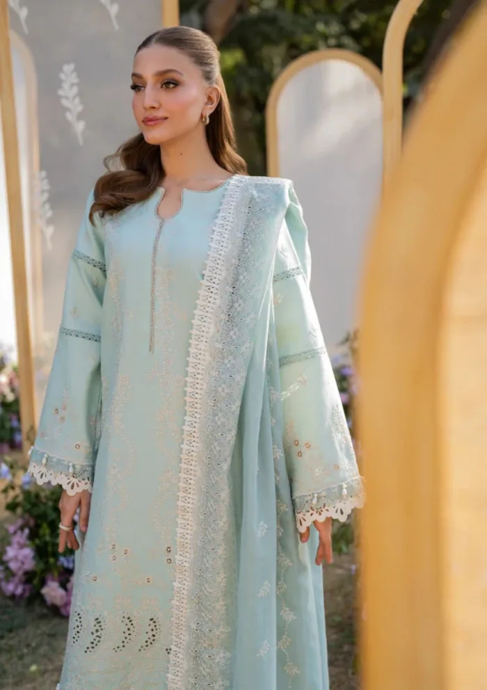 Florent Chikankari 25 FCK 1A Reveerie Luxury Lawn Collection - Image 3