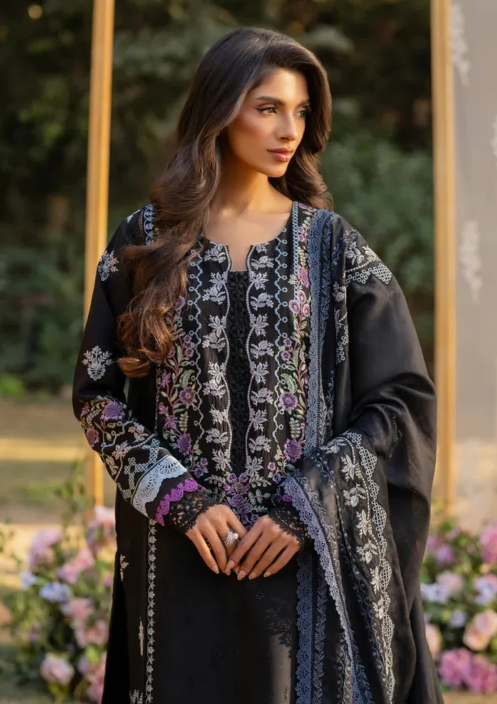 Florent Chikankari 25 FCK 2A Reveerie Luxury Lawn Collection - Image 3