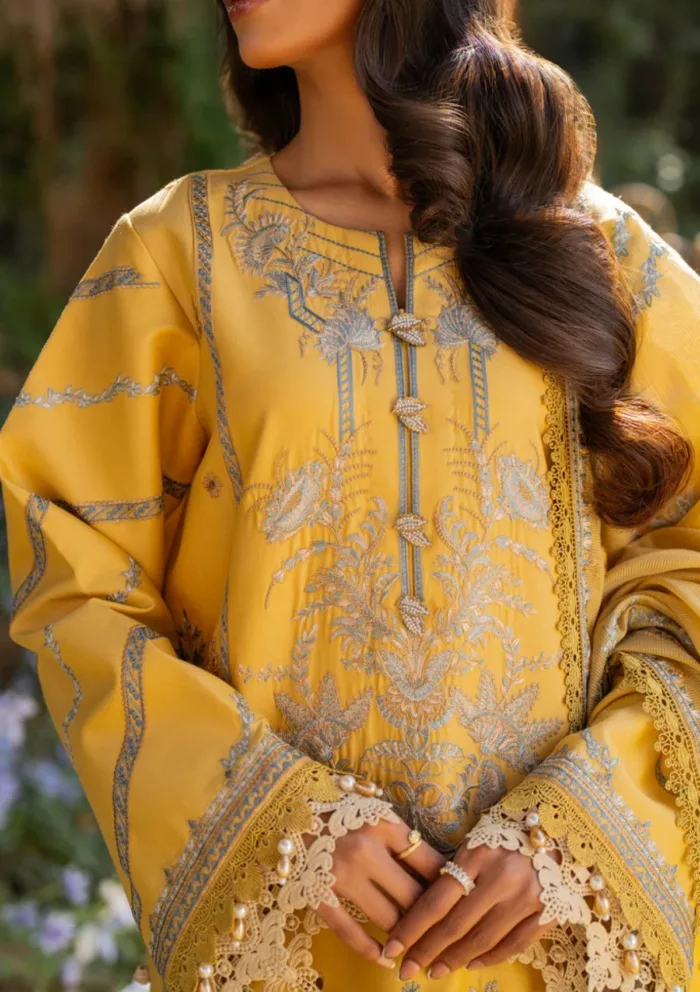Florent Chikankari 25 FCK 3A Reveerie Luxury Lawn Collection - Image 3