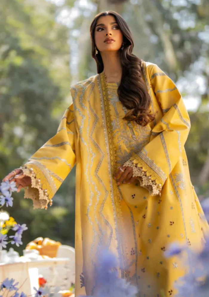 Florent Chikankari 25 FCK 3A Reveerie Luxury Lawn Collection - Image 4