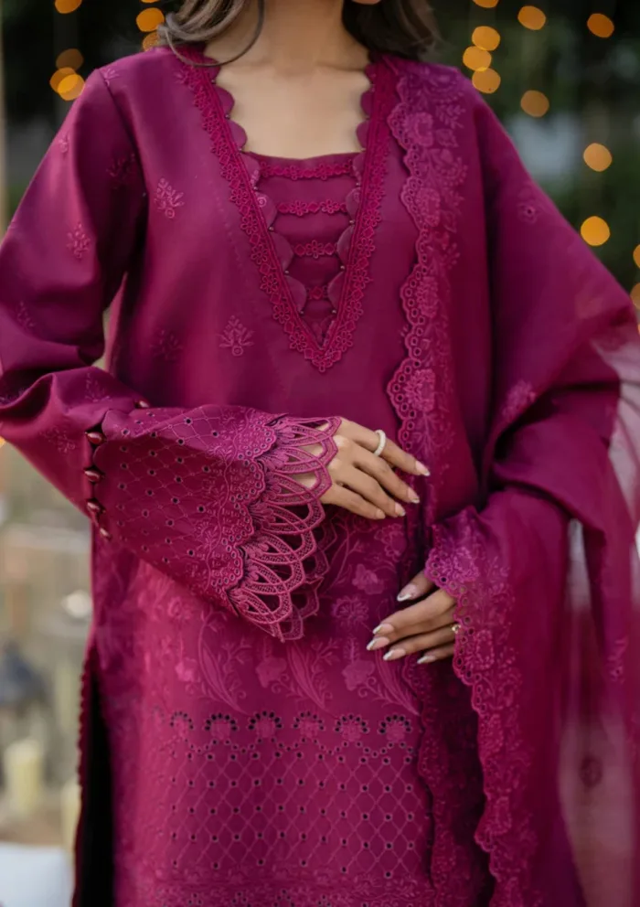 Florent Chikankari 25 FCK 5A Reveerie Luxury Lawn Collection - Image 2