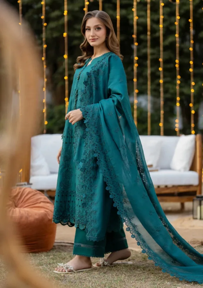 Florent Chikankari 25 FCK 8A Reveerie Luxury Lawn Collection - Image 4