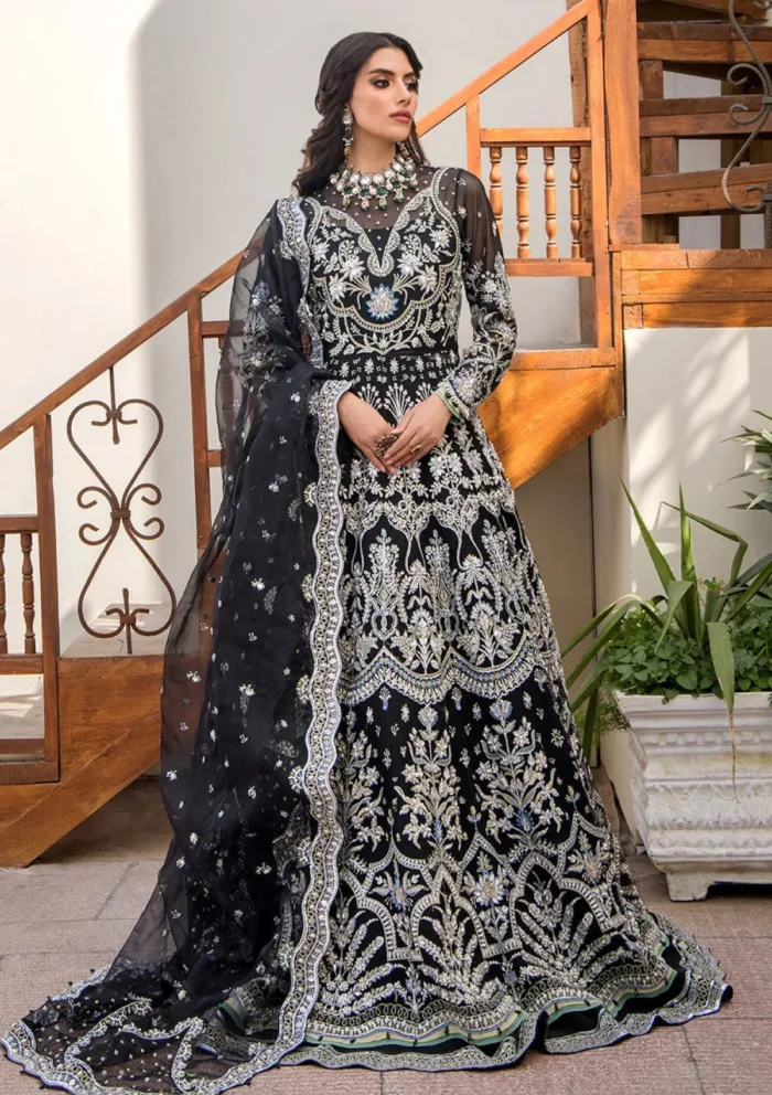 Fozia Khalid Aghoosh Vasl e Yaar Luxury Lawn Collection - Image 2