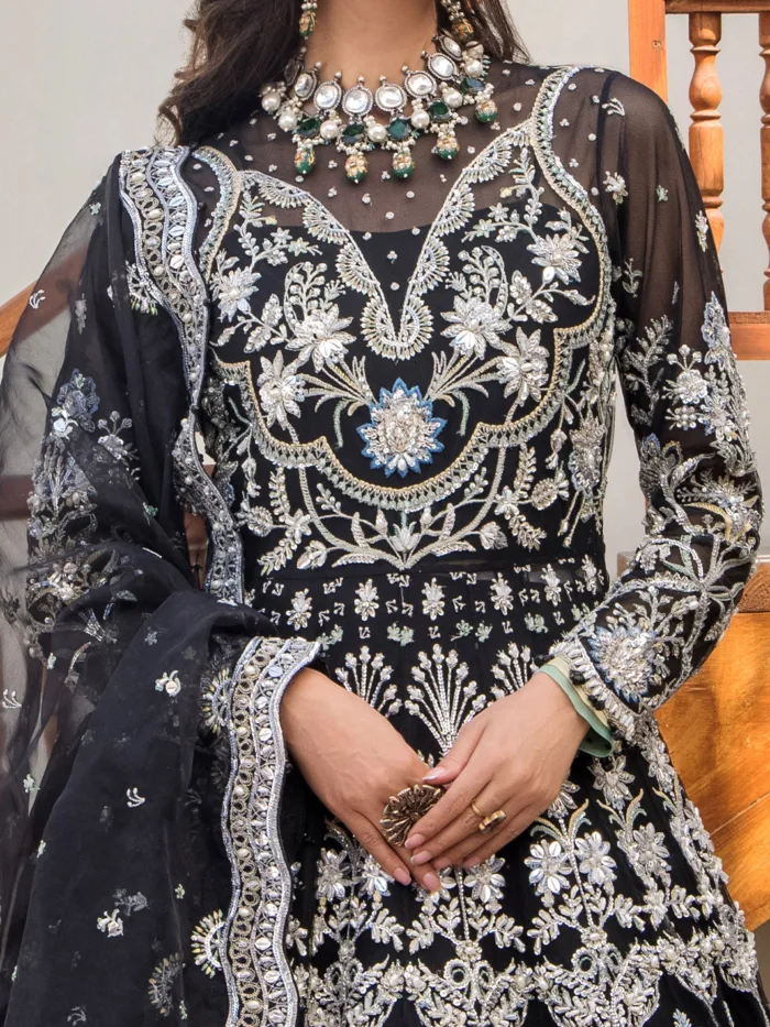 Fozia Khalid Aghoosh Vasl e Yaar Luxury Lawn Collection - Image 5