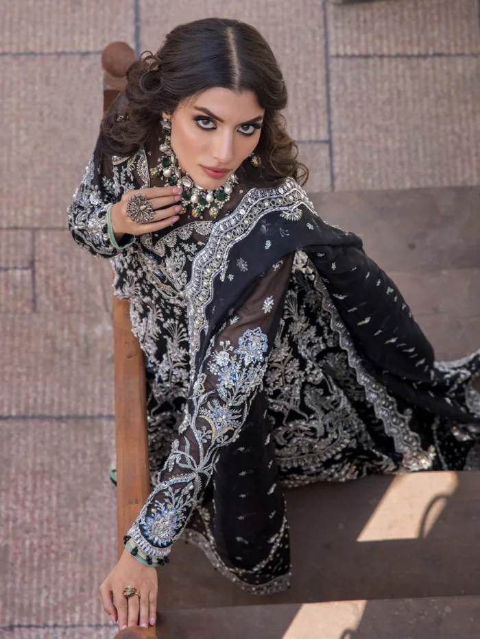 Fozia Khalid Aghoosh Vasl e Yaar Luxury Lawn Collection - Image 8