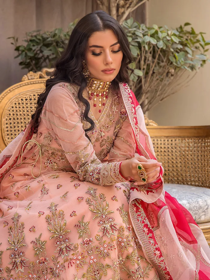 Fozia Khalid Alena Storie D'Amore Luxury Lawn Collection - Image 2