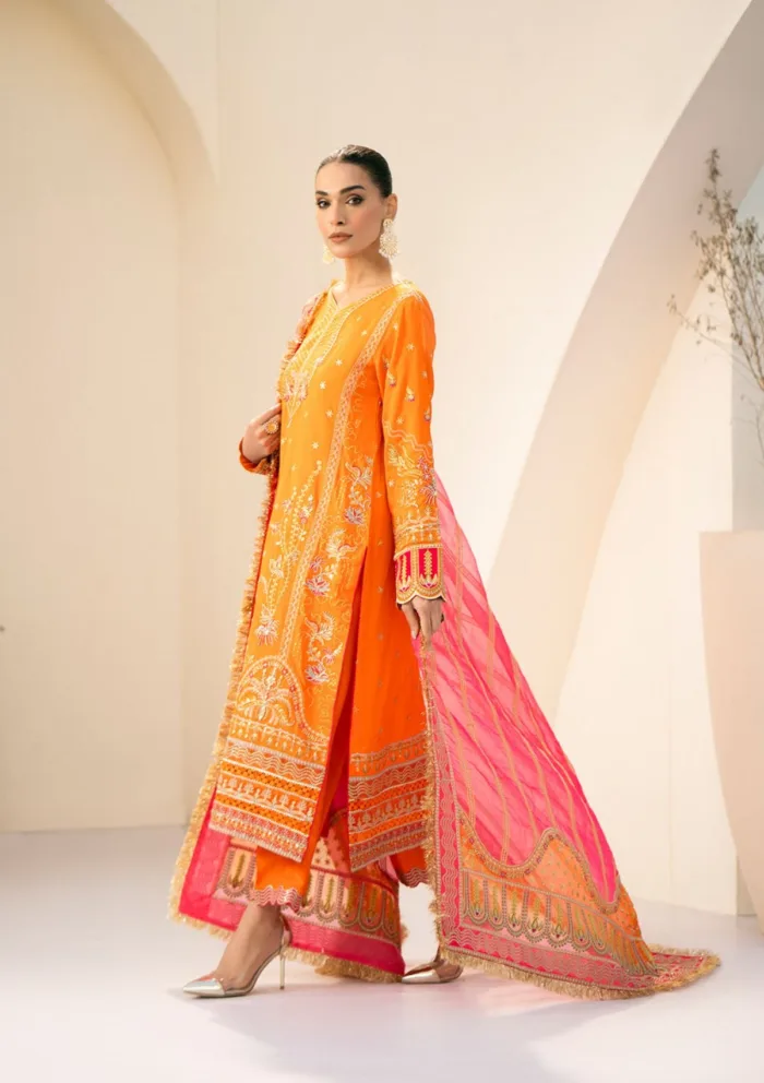 Fozia Khalid Ayika Zebaish Luxury Lawn Collection - Image 5