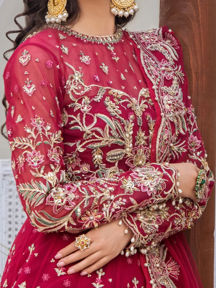 Fozia Khalid Dayaar e ishq Vasl e Yaar Luxury Lawn Collection - Image 5