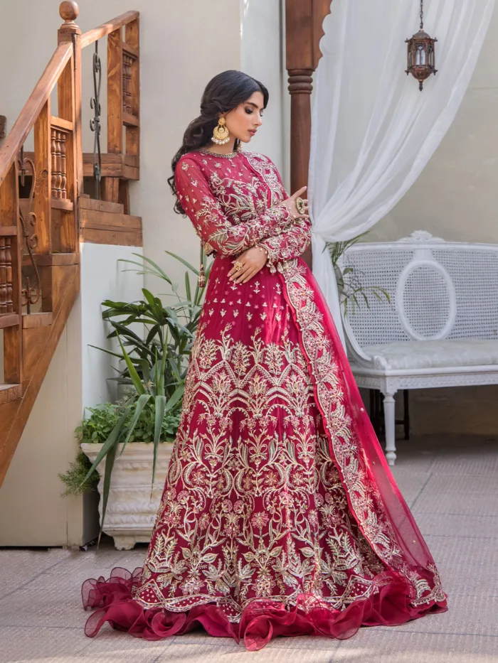 Fozia Khalid Dayaar e ishq Vasl e Yaar Luxury Lawn Collection - Image 9