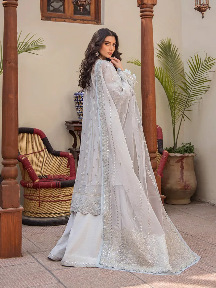 Fozia Khalid Elora Storie D'Amore Luxury Lawn Collection - Image 2