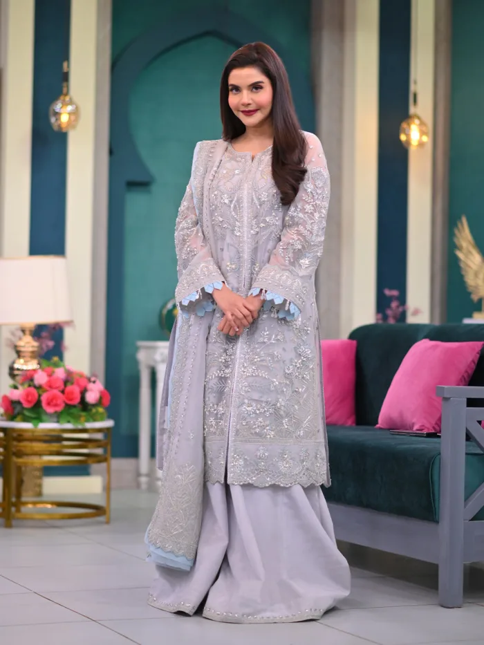 Fozia Khalid Elora Storie D'Amore Luxury Lawn Collection - Image 3