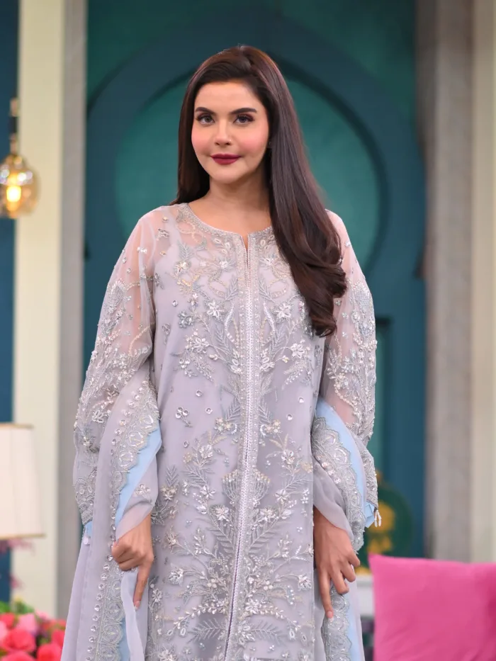 Fozia Khalid Elora Storie D'Amore Luxury Lawn Collection - Image 4
