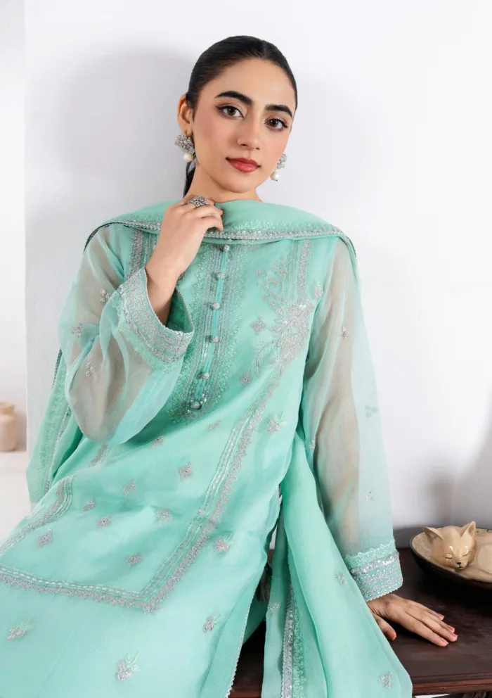 Fozia Khalid FRM25 01 Zehri Rang Mahal Eid Festive Luxury Lawn Collection - Image 5