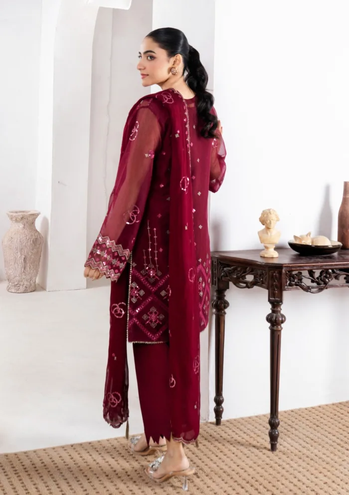 Fozia Khalid FRM25 02 Ruby Rang Mahal Eid Festive Luxury Lawn Collection - Image 2