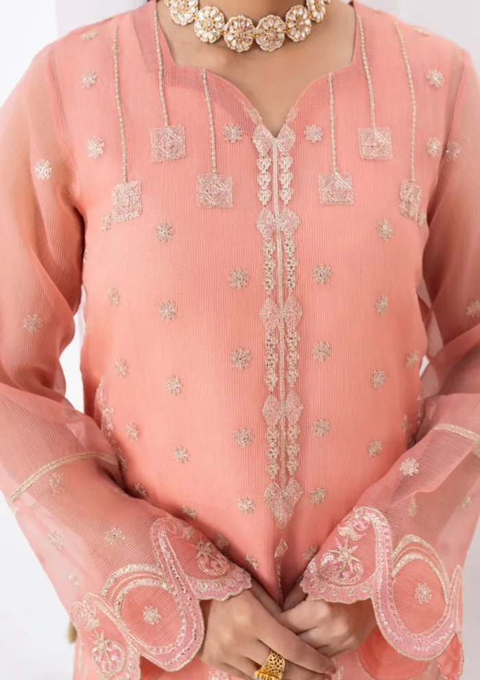 Fozia Khalid FRM25 03 Raya Rang Mahal Eid Festive Luxury Lawn Collection - Image 6