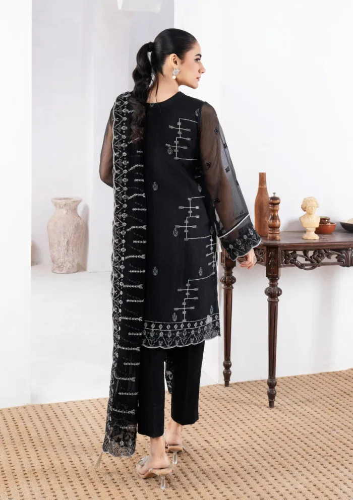 Fozia Khalid FRM25 06 Lail Rang Mahal Eid Festive Luxury Lawn Collection - Image 2