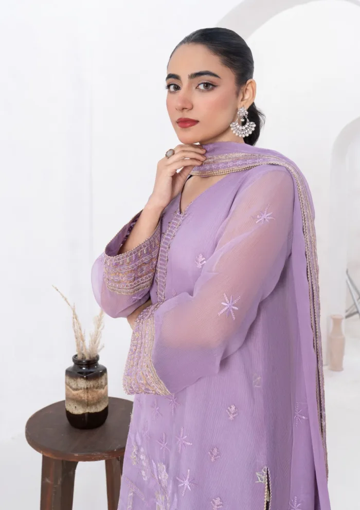 Fozia Khalid FRM25 07 Barq Rang Mahal Eid Festive Luxury Lawn Collection - Image 5
