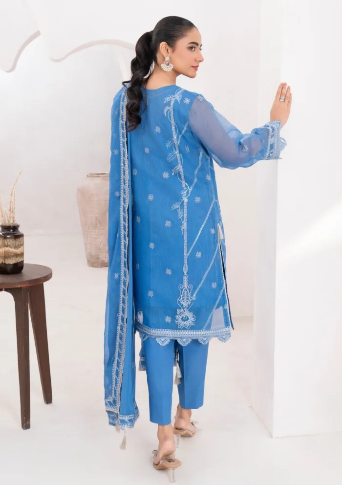 Fozia Khalid FRM25 08 Neelum Rang Mahal Eid Festive Luxury Lawn Collection - Image 2