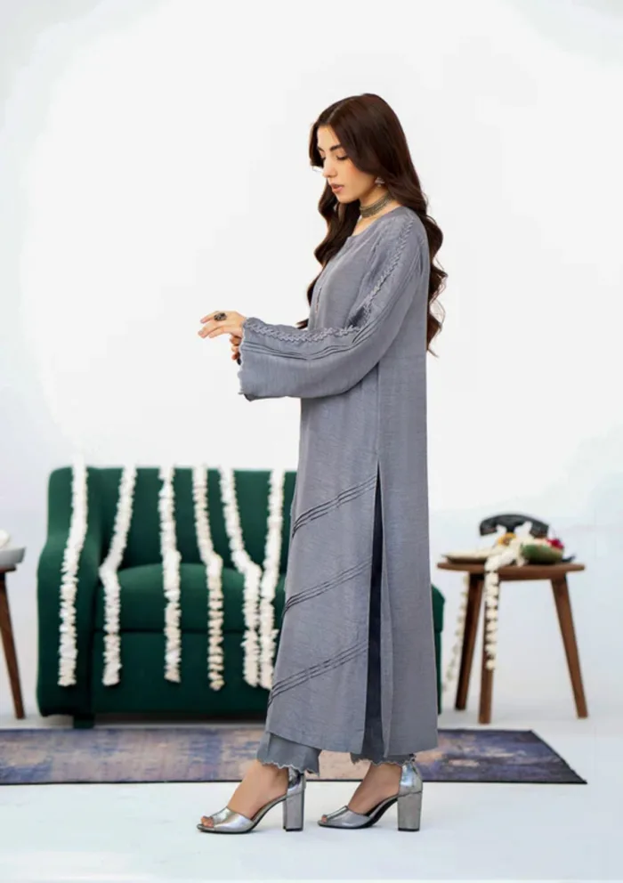 Fozia Khalid FS24 01 Irem Silk Vol III Luxury Lawn Collection - Image 3