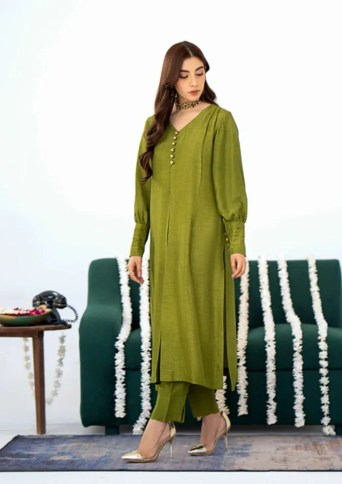 Fozia Khalid FS24 06 Zahira Silk Vol III Luxury Lawn Collection - Image 2