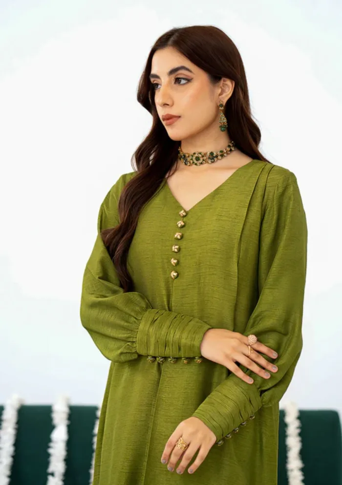 Fozia Khalid FS24 06 Zahira Silk Vol III Luxury Lawn Collection - Image 3